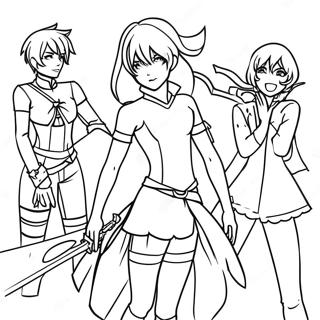 Rwby Coloring Page 43163-34118