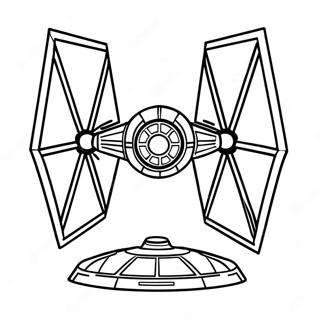 Tie Fighter Coloring Pages