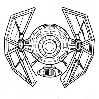 Tie Fighter Coloring Page 43183-34134