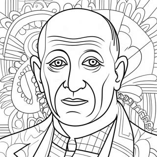 Pablo Picasso Coloring Pages