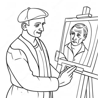 Pablo Picasso Coloring Page 43193-58862