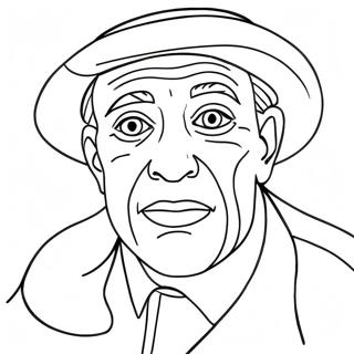 Pablo Picasso Coloring Page 43193-58863