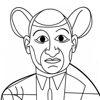 Pablo Picasso Coloring Pages