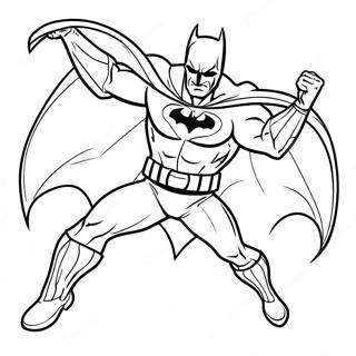 Batman In Action Coloring Page 431-344