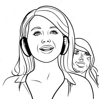 Ms Rachel Singing With Friends Coloring Page 43274-34197