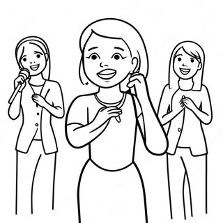 Ms Rachel Singing With Friends Coloring Page 43274-34199