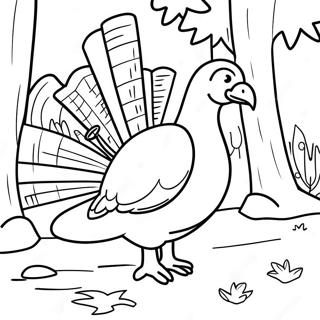 Turkey Hunting Coloring Pages