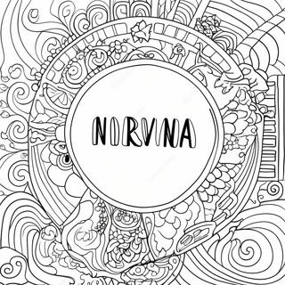 Nirvana Logo Kleurplaat 43303-34217