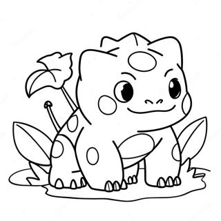 Bulbasaur Farvelægningsside 4330-3441