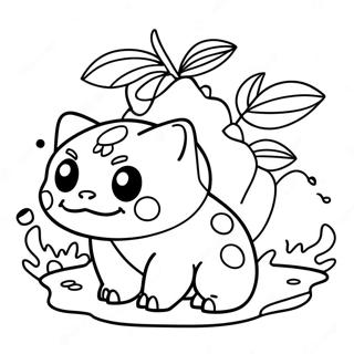 Bulbasaur Farvelægningsside 4330-3442