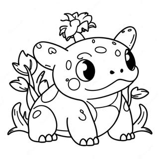 Bulbasaur Farvelægningsside 4330-3443