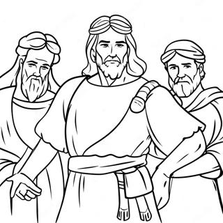 Bible Heroes Coloring Pages