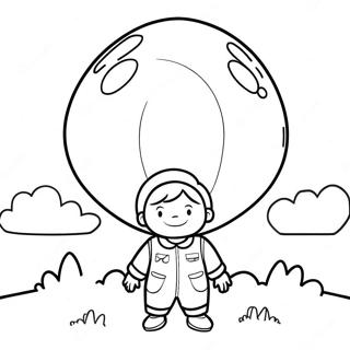 Balloon Boy Coloring Pages