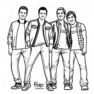 Big Time Rush Coloring Pages