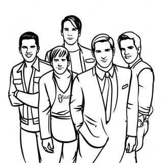 Big Time Rush Ausmalbild 43403-34307