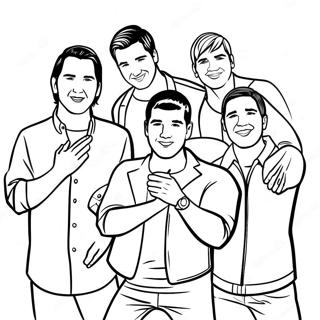 Big Time Rush Bandmitglieder Ausmalbild 43404-34298