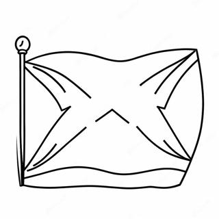 Panama Flag Coloring Page 43463-34348