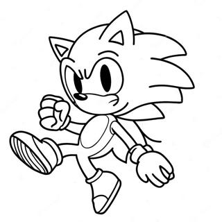 Sonic Prime Action Scene Coloring Page 43494-34364