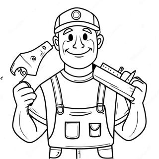 Handyman Hal Coloring Pages