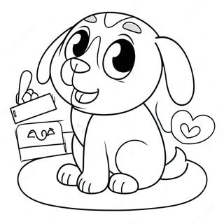 Página Para Colorear De Puppy Dog Pals 4350-3464