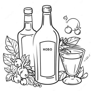 Alcohol Coloring Page 43513-34396