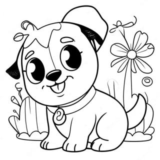 Página Para Colorear De Puppy Dog Pals Aventureros 4351-3458