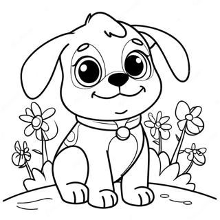 Página Para Colorear De Puppy Dog Pals Aventureros 4351-3460