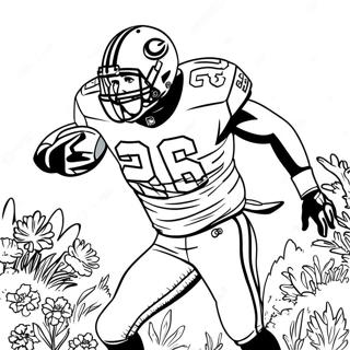 Nick Chubb Coloring Page 43523-34386