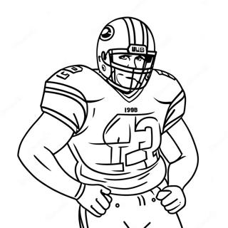 Nick Chubb Coloring Page 43523-34387