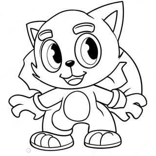 Big The Cat Sonic Coloring Page 43533-34400