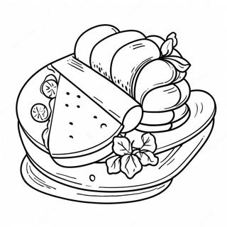 Italian Food Coloring Pages