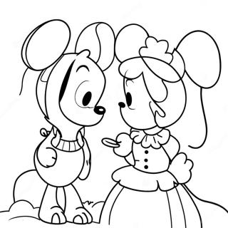 Disney Couples Coloring Page 43573-34430