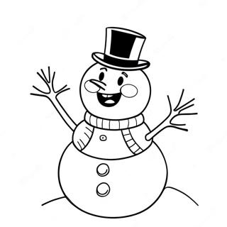 Frosty The Snowman Coloring Pages