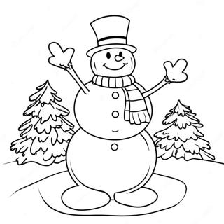 Frosty The Snowman Coloring Page 43583-34474