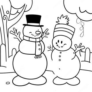 Frosty The Snowman Coloring Pages