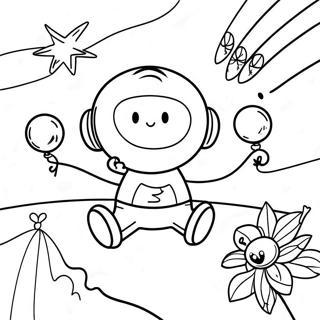 First Day Of First Grade Excitement Coloring Page 43603-34455