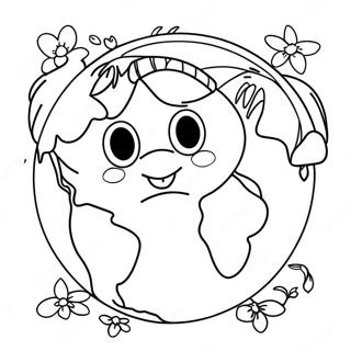 Cute Earth Day Coloring Pages