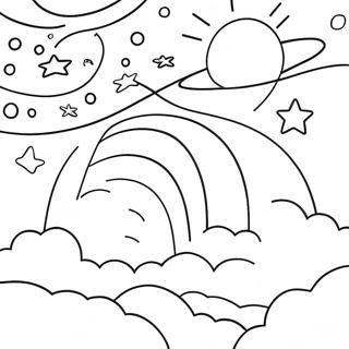 Night Sky Coloring Pages