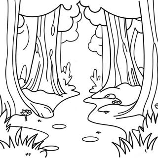 Enchanted Forest Coloring Pages