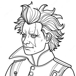 Edward Scissorhands Coloring Pages