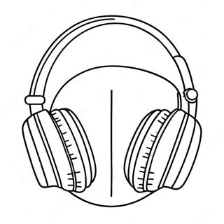 Headphones Coloring Pages