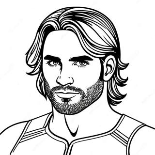 Pagina Da Colorare Di Seth Rollins Wwe 43783-34607