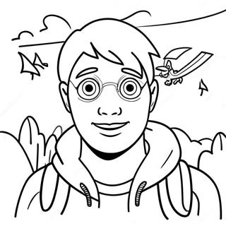 Adventurous Alex Coloring Page 43794-34619