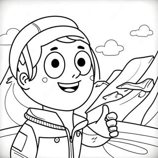 Adventurous Alex Coloring Page 43794-34620