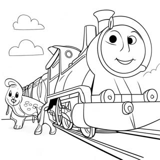 Percy With Friends Coloring Page 43814-34627