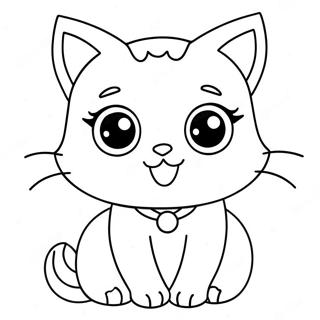 Cat Girl Coloring Pages