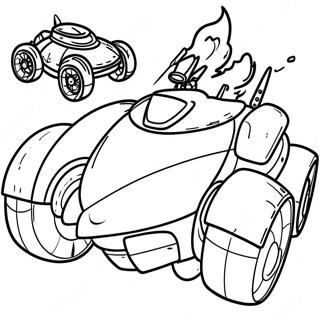 Fierce Battlebots In Action Coloring Page 43834-34644