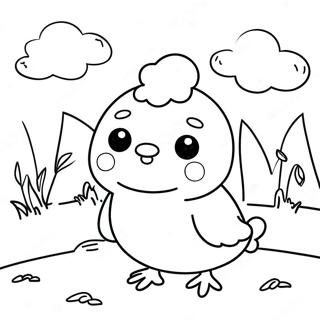 Peep And The Big Wide World Coloring Pages