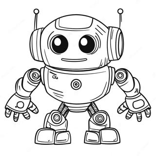 Adventurous Wild Robot Coloring Page 43914-34715