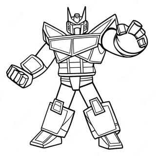 Megazord Coloring Pages